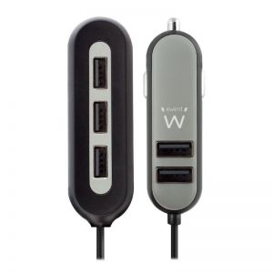 Ewent / EW1355 5-Port USB Car charger 10.8A Black