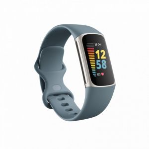 Fitbit / Charge 5 Steel Blue with Platinum Stainless Steel