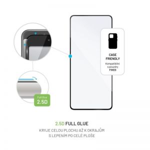 FIXED / Full Cover 2, 5D Tempered Glass for OnePlus Nord CE 3,  black