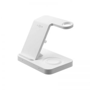 FIXED / Powerstation with wireless charging for up to 3 devices,  white