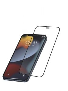 Cellularline / Protective tempered glass for full screen CAPSULE for Apple iPhone 13/13 Pro,  black