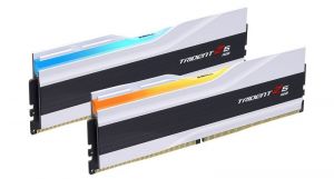 G.SKILL / 32GB DDR5 6000MHz Kit(2x16GB) Trident Z5 RGB Matte White