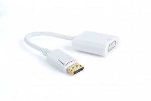 Gembird / A-DPM-DVIF-002-W DisplayPort to DVI adapter cable White