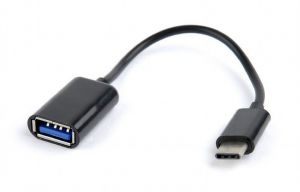 Gembird / A-OTG-CMAF2-01 USB2.0 OTG Type-C adapter cable Black