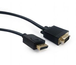 Gembird / CCP-DPM-VGAM-6 DisplayPort to VGA adapter cable 1, 8m Black