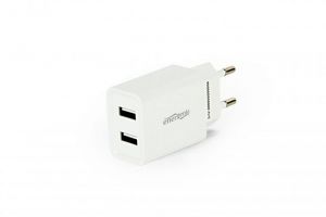 Gembird / EG-U2C2A-03-W 2-Port Universal USB Charger 2.1A White