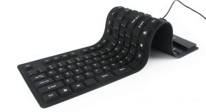 Gembird / Flexible Keyboard & OTG adapter Black US