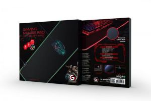 Gembird / MP-GAMELED-L Gaming mouse pad with LED light effect Large-size