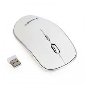 Gembird / MUSW-4B-01-W wireless optical mouse White