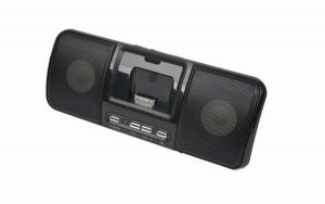 Gembird / SPK321i Portable speakers with universal dock for iPhone and iPod Black