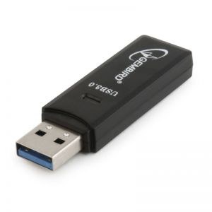 Gembird / UHB-CR3-01 Compact USB3.0 SD Card Reader Black