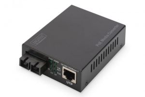 Digitus / Gigabit Ethernet PoE+ Media Converter,  Multimode