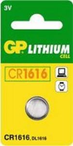 GP / CR1616 1db-os 3V 16x1, 6mm Lithium gombelem