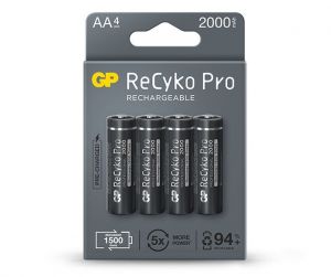 GP / ReCyko Pro 2000mAh AA akkumultor 4db