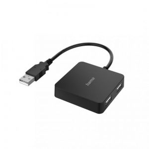 Hama / USB2.0 Buspowered 1:4 V2 Hub Black