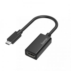 Hama / USB-C Plug - HDMI Socket Ultra-HD 4K Video Adapter Black