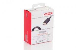 Digitus / HDMI High Speed con. cable,  type C - A,  HighFlex