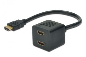 Assmann / HDMI Y-splitter cable,  type A -2xtype A