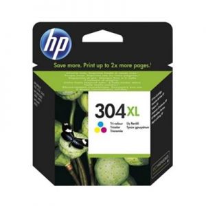 HP / HP 304XL színes eredeti tintapatron N9K07AE
