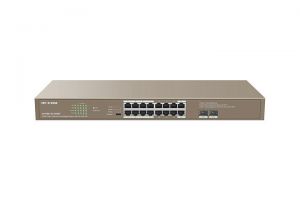 IP-COM / G1118P-16-250W 16GE+2SFP Ethernet Unmanaged Switch With 16-Port PoE
