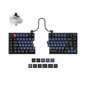 Keychron / Q11 QMK Custom RGB Brown Switch Mechanical Keyboard Layout Collection Black UK