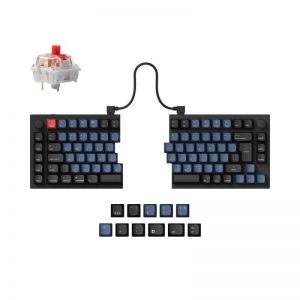 Keychron / Q11 QMK Custom RGB Red Switch Mechanical Keyboard Layout Collection Black UK