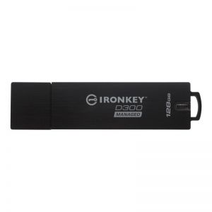 Kingston / 128GB IronKey D300S (Serialized Standard) Black
