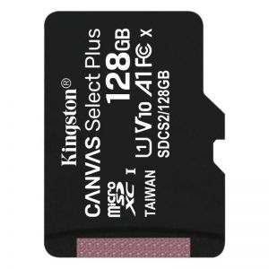 Kingston / 128GB microSDXC Canvas Select Plus 100R A1 C10 Card adapter nlkl