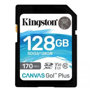 Kingston / 128GB SDXC Canvas Go! Plus 170R C10 UHS-I U3 V30