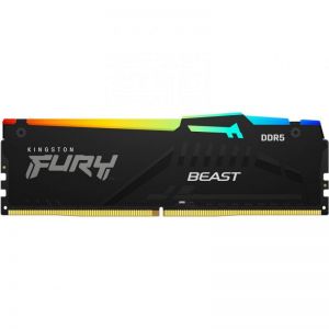 Kingston / 16GB DDR5 4800MHz Fury Beast RGB Black