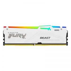 Kingston / 16GB DDR5 6000MHz Fury Beast RGB White