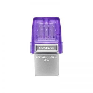 Kingston / 256GB DT microDuo 3C USB3.2 Silver/Purple