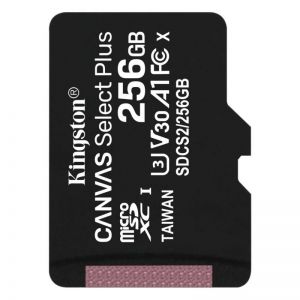 Kingston / 256GB microSDXC Canvas Select Plus 100R A1 C10 Card adapter nlkl