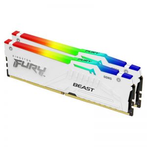 Kingston / 32GB DDR5 5600MHz Kit(2x16GB) Fury Beast RGB White