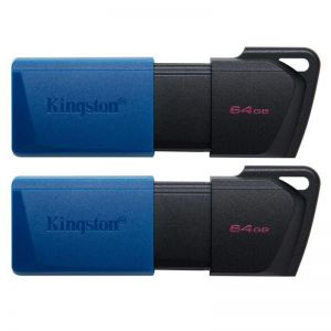 Kingston / 64GB DataTraveler Exodia M USB3.2 Black/Blue 2db