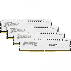 Kingston / 64GB DDR5 5600MHz Kit(4x16GB) Fury Beast White