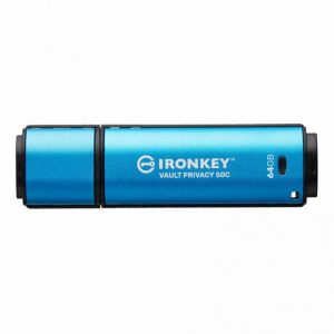 Kingston / 64GB IronKey Vault Privacy 50C USB3.2 Blue