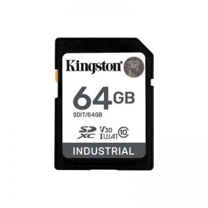 Kingston / 64GB SDXC Industrial Class 10 U3 V30 A1
