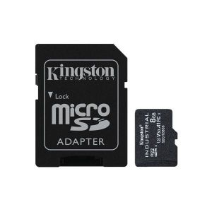 Kingston / 8GB microSDHC CL10 A1 Industrial + adapterrel