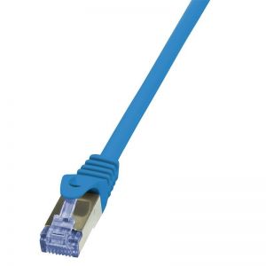 Logilink / AWG26 Patch Cable Cat.6A 10G S/FTP PIMF PrimeLine 0, 5m Blue