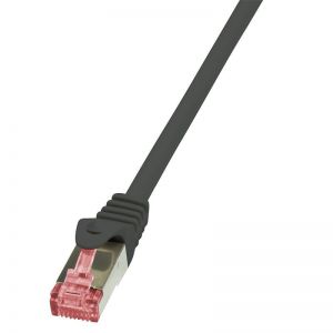 Logilink / AWG27 Patch Cable Cat.6 S/FTP PIMF PrimeLine 0, 50m Black