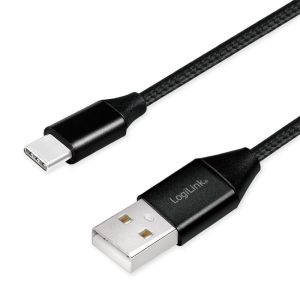 Logilink / CU0139 USB 2.0 Type-C cable C/M to USB-A/M 0, 3m Black