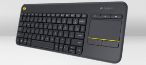 Logitech / K400 Plus Wireless Touch Keyboard Black HU