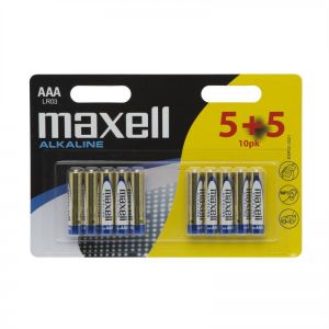 Maxell / alkli ceruza elem (AAA)  5+5db/csomag