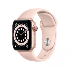  / Apple Watch S6 GPS, 40mm arany alumnium tok rzsakvarc szj