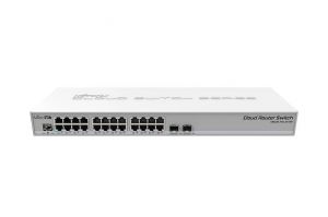 Mikrotik / RouterBoard CSS326-24G-2S+RM 1U 24port GbE LAN 2x 10GbE SFP+ Cloud Smart Switch