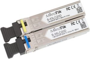 Mikrotik / S-3553LC20D Two SFP (1.25G) module kit single mode