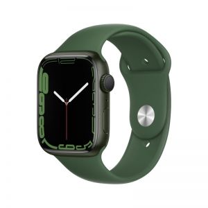  / Apple Watch S7 GPS 45mm GreenAluCase-Clover Sport Band