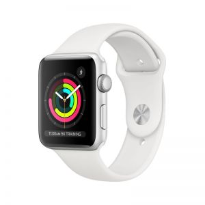  / Apple Watch S3 GPS 42mm ezst tok, fehr szj