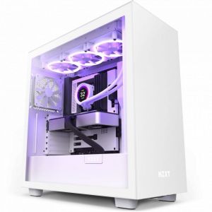 NZXT / H7 Tempered Glass Matte White
